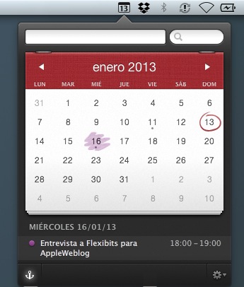 Fantastical para Mac