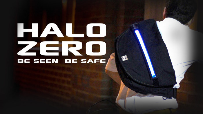 Halo Zero, un bolso mensajero que salva vidas