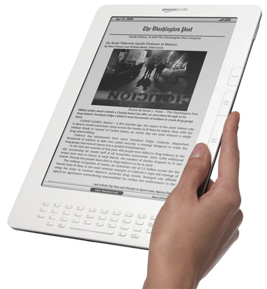 newspapers kindle apple slate Amazon se rinde al modelo de beneficios de Apple en periódicos y revistas