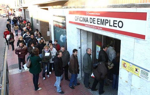 O desemprego em Espanha-