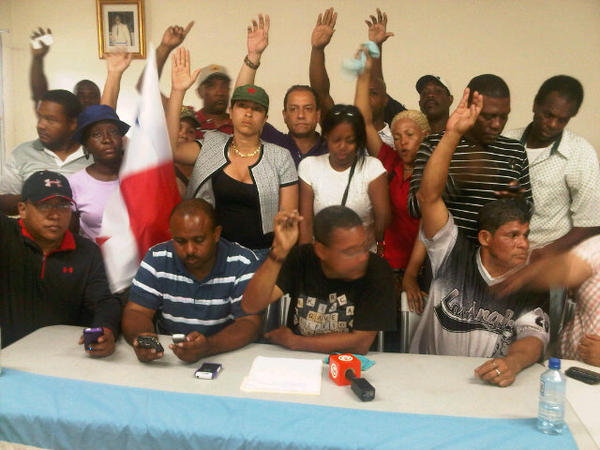 Frente Amplio por Colón, dice que no va negociar con el Gobierno Nacional, piden derogar Ley 72