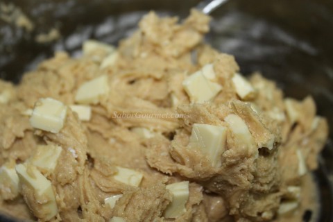 masa galletas con chocolate